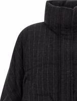 Gray Virgin Wool Full-Length Jacket 3