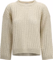 Beige Linen Sweatshirt 1