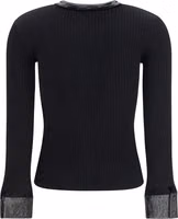 Black Viscose Cardigan 2