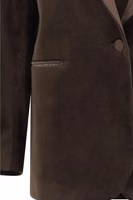 Brown Cotton Blazer 3