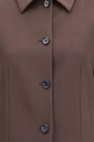 Brown Wool Oves Aries Full-Length Jacket 3