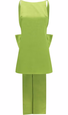 Bicolor Polyester Cocktail Dress