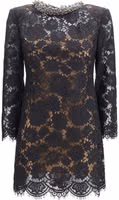Black Polyamide Cocktail Dress 1
