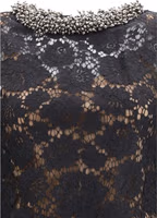 Black Polyamide Cocktail Dress 3