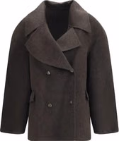 Brown Wool Oves Aries Full-Length Jacket 1
