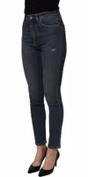 Blue Cotton Stretch Skinny Denim Trouser Jeans 3