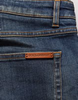 Blue Cotton Stretch Skinny Denim Jeans 1
