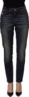 Blue Cotton Stretch Skinny Denim Jeans 2