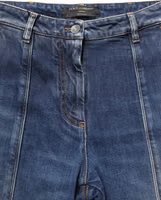 Dark Blue Cotton Stretch Skinny Denim Jeans 5