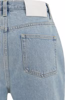 Blue Cotton Straight-Leg Jeans 3