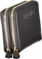 Black Polyurethane Women's Wallet 3
