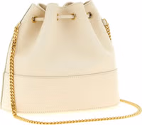 White Lamb Leather Crossbody Bag 2