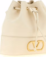White Lamb Leather Crossbody Bag 3