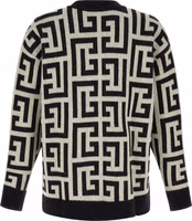Bicolor Merino Wool Cardigan 2