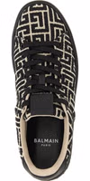 Bicolor Cotton Low Top Sneakers 4