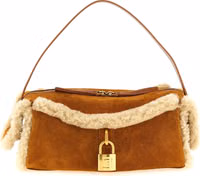 Brown Calfskin Shoulder Bag 1