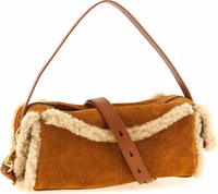 Brown Calfskin Shoulder Bag 2