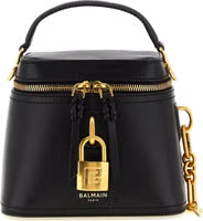 Black Buffalo Leather Handbag 1