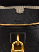 Black Buffalo Leather Handbag 4