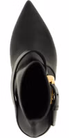 Black Lamb Leather Ankle Boots 4