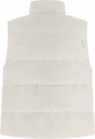 White Polyester Sleeveless Jacket 2