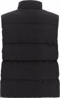 Black Polyester Sleeveless Jacket 2