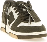 Bicolor Cowhide Athletic Sneakers 3