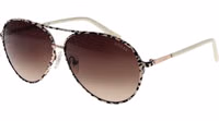 Beige Metal Sunglasses 1