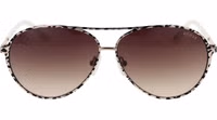 Beige Metal Sunglasses 2