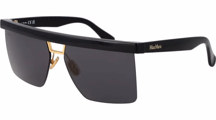 Black Stainless Steel Sunglasses