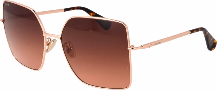 Rose Gold Metal Sunglasses