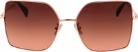 Rose Gold Metal Sunglasses 2