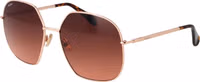 Rose Gold Metal Sunglasses 1