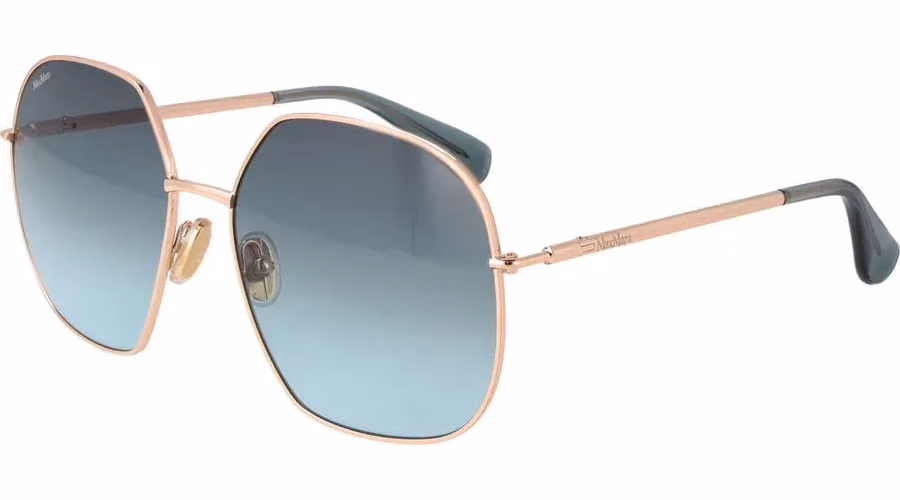 Rose Gold Metal Sunglasses