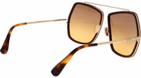 Brown Metal Sunglasses 3