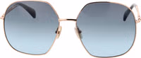 Rose Gold Metal Sunglasses 2