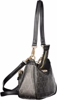 Black Polyurethane Women's Bag 3