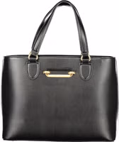 Black Polyurethane Women's Bag 1