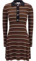 Brown Wool Oves Aries Casual Dress 1