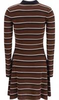 Brown Wool Oves Aries Casual Dress 2