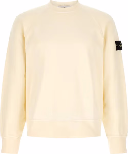 White Cotton Sweatshirt