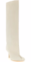 White Cowhide Over The Knee 2