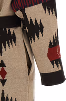 Multicolor Virgin Wool Coat 4