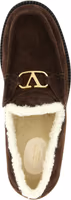 Brown Calfskin Slip-On Loafers 4