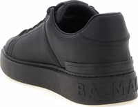 Black Calfskin Low Top Sneakers 3