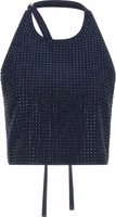 Blue Polyester Tank Tops 1