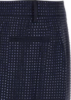 Blue Polyester Long Skirt 4