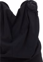 فستان كوكتيل من صوف أغنام أرييس الأسود 3