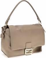 Beige Calf Leather Bos Taurus Shoulder Bag 2