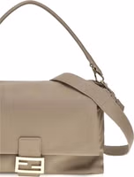 Beige Calf Leather Bos Taurus Shoulder Bag 4